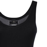 Top a costine con logo 106323 A343Z99 PINKO 