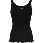 Top a costine con logo 106323 A343Z99 PINKO 