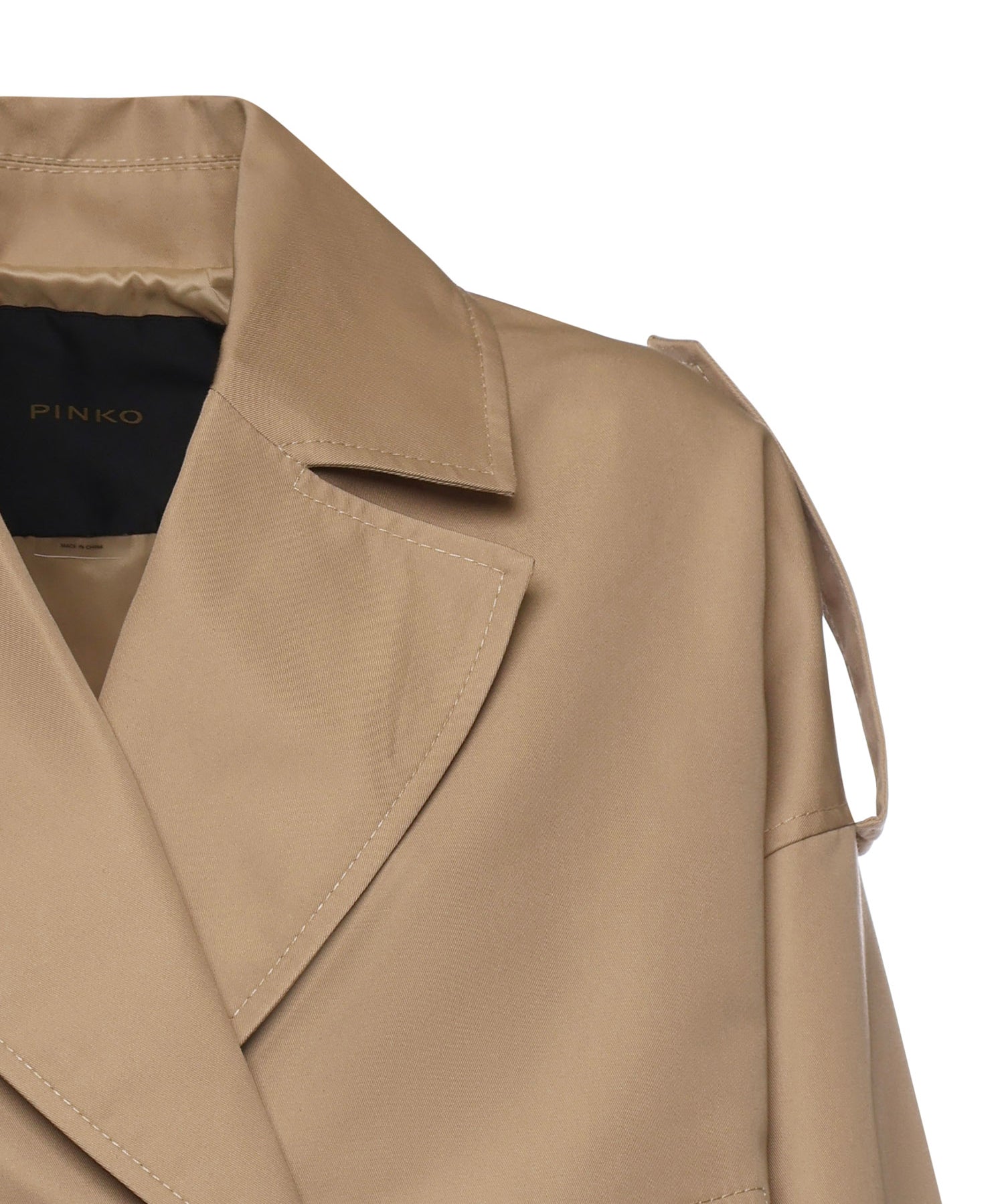 Trench cropped doppiopetto 106325 A1PRD41 PINKO 