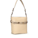 Borsa a spalla media Bucket Belt Bag in pelle 106339 A0QOC50Q PINKO 