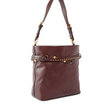 Borsa a spalla media Bucket Belt Bag in pelle 106339 A0QOR49Q PINKO 