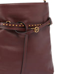 Borsa a spalla media Bucket Belt Bag in pelle 106339 A0QOR49Q PINKO 