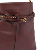 Borsa a spalla media Bucket Belt Bag in pelle 106339 A0QOR49Q PINKO 