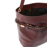 Borsa a spalla media Bucket Belt Bag in pelle 106339 A0QOR49Q PINKO 