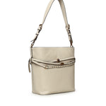 Borsa a spalla media Bucket Belt Bag in pelle 106339 A0QOZ14Q PINKO 