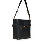 Borsa a spalla media Bucket Belt Bag in pelle 106339 A0QOZ99Q PINKO 