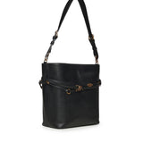 Borsa a spalla media Bucket Belt Bag in pelle 106339 A0QOZ99Q PINKO 