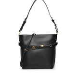 Borsa a spalla media Bucket Belt Bag in pelle 106339 A0QOZ99Q PINKO 