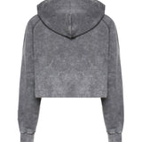 Felpa cropped in cotone 106343 A33MK10 PINKO 