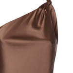 Abito in satin con frange 106352 A33DL50 PINKO 