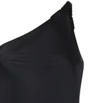 Abito in satin con frange 106352 A33DZ99 PINKO 