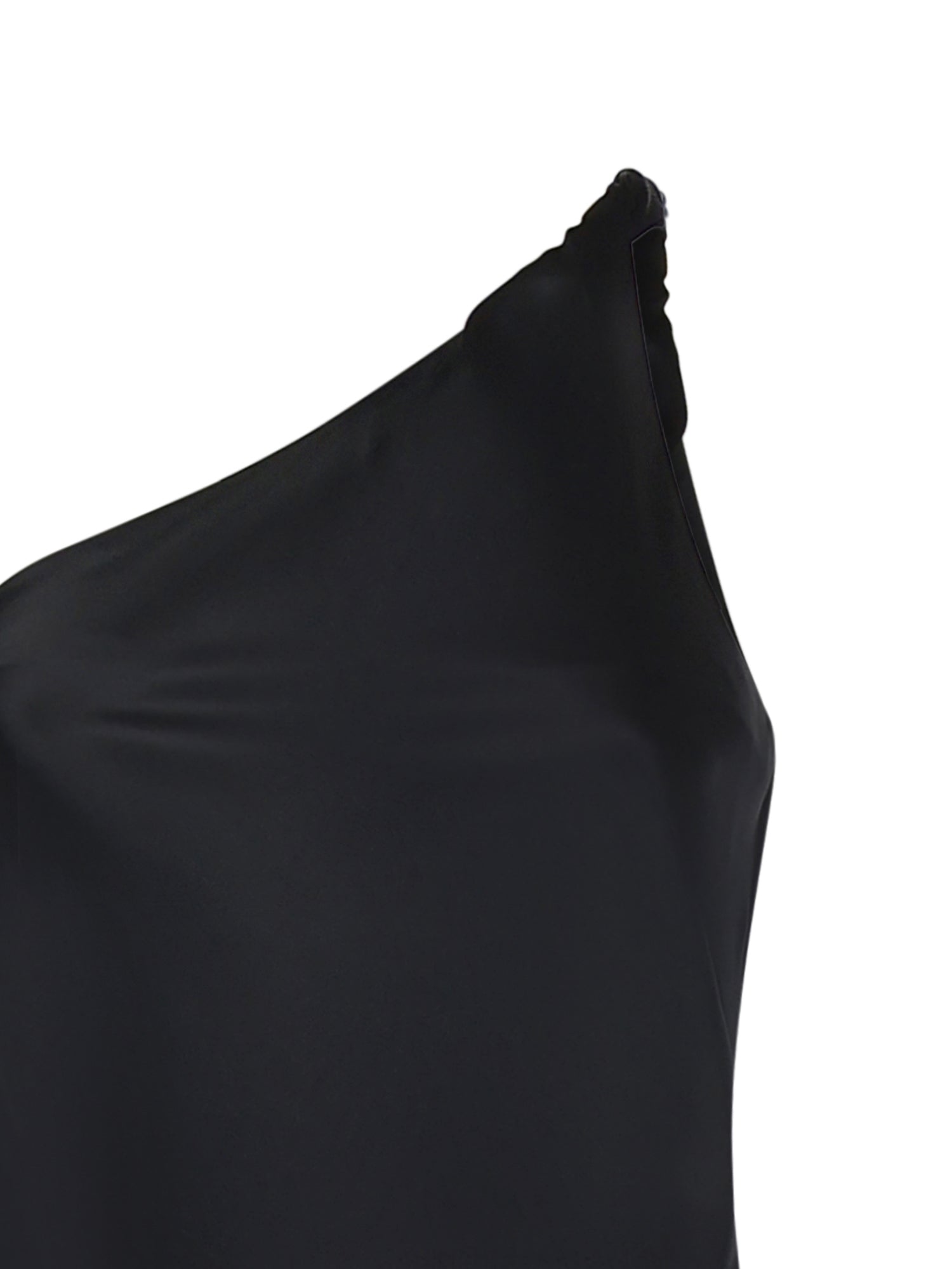 Abito in satin con frange 106352 A33DZ99 PINKO 