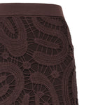 Gonna midi in crochet geometrico 106353 A354M05 PINKO 