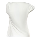 Top asimmetrico in misto cotone 106373 A35DZ05 PINKO 