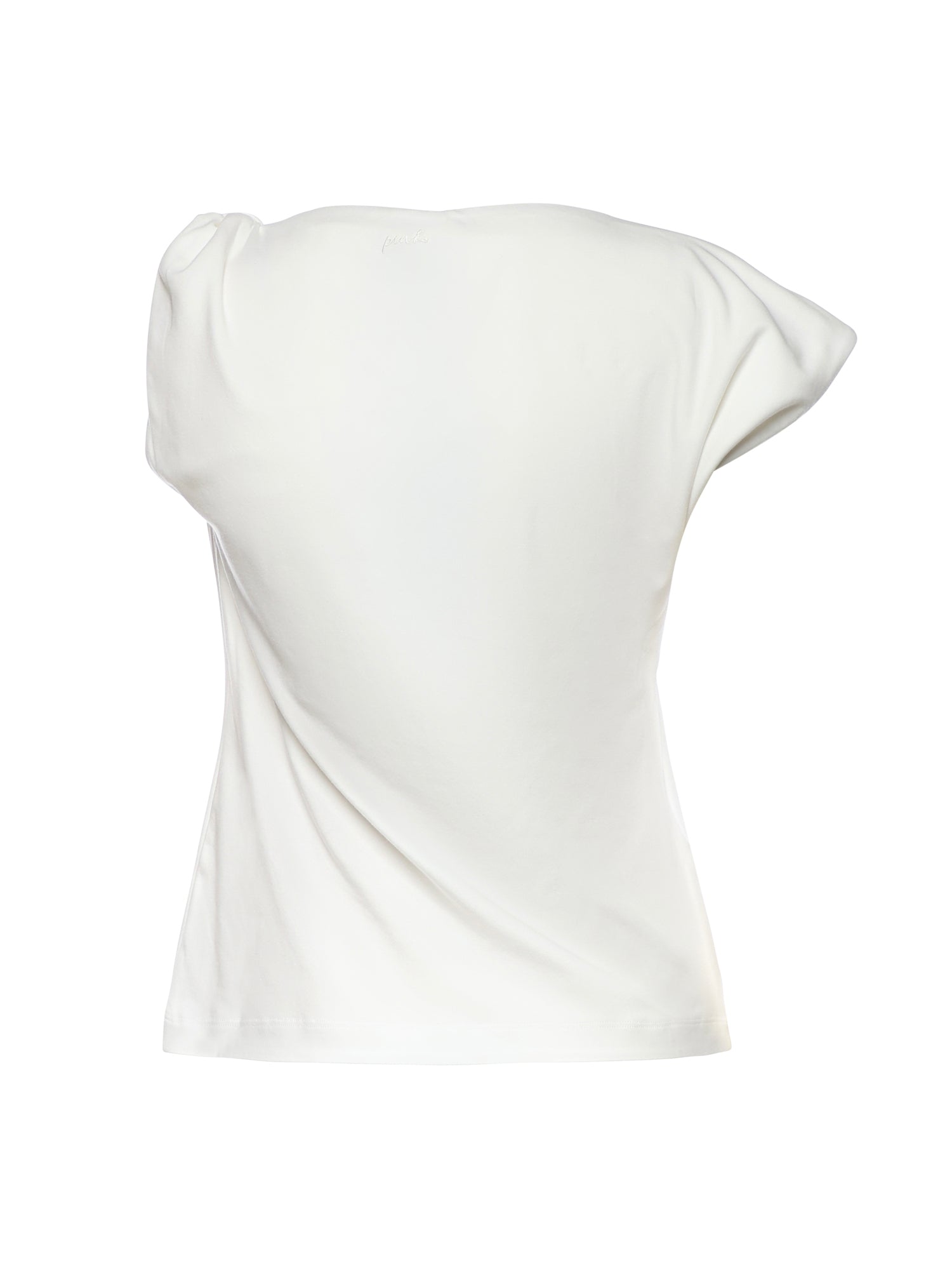 Top asimmetrico in misto cotone 106373 A35DZ05 PINKO 