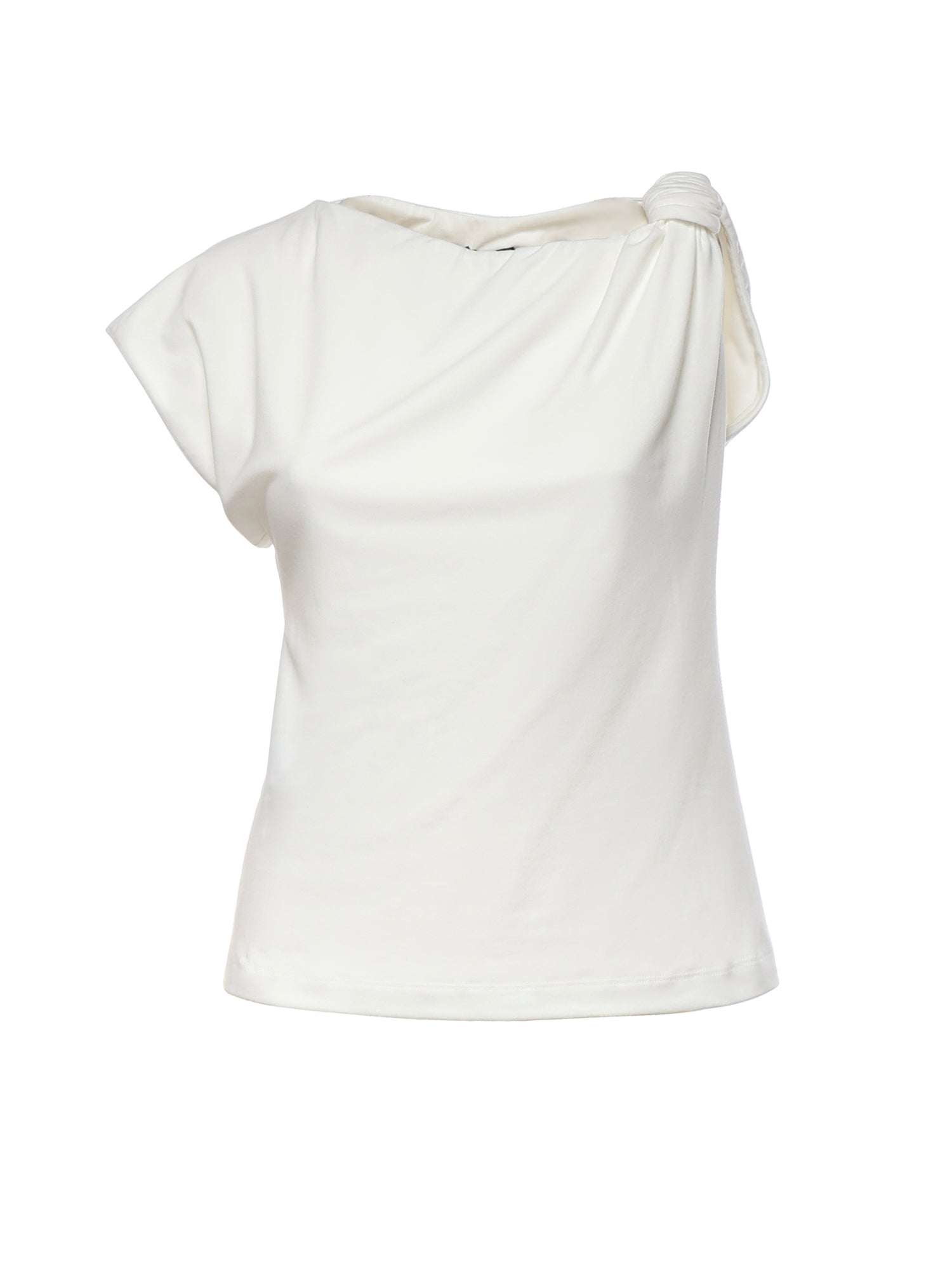 Top asimmetrico in misto cotone 106373 A35DZ05 PINKO 