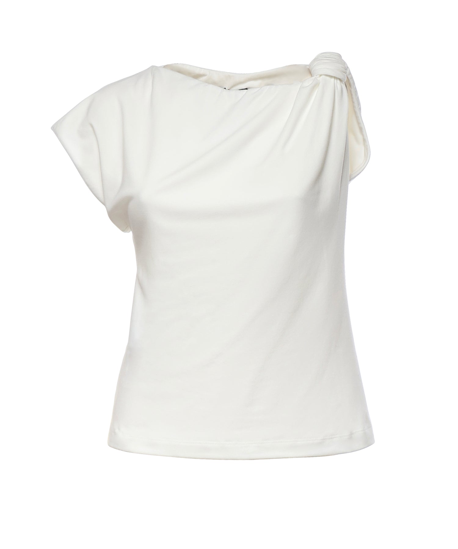 Top asimmetrico in misto cotone 106373 A35DZ05 PINKO 