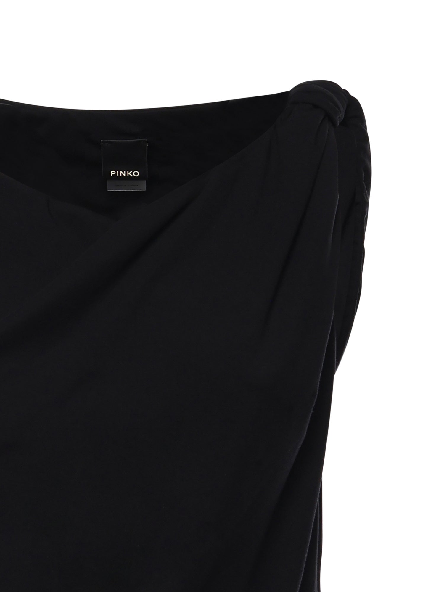 Top asimmetrico in misto cotone 106373 A35DZ99 PINKO 