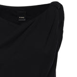 Top asimmetrico in misto cotone 106373 A35DZ99 PINKO 