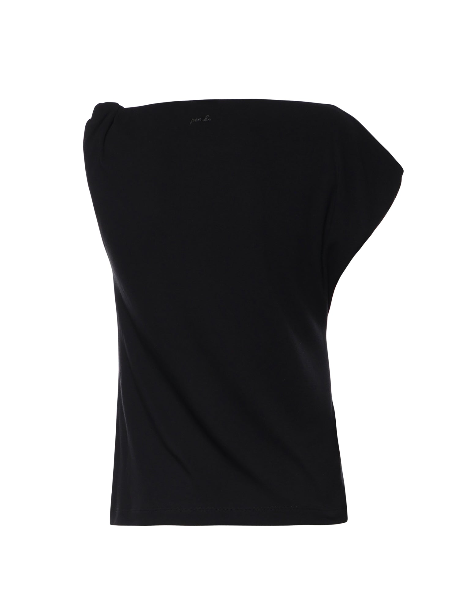 Top asimmetrico in misto cotone 106373 A35DZ99 PINKO 