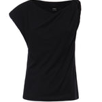 Top asimmetrico in misto cotone 106373 A35DZ99 PINKO 