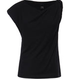 Top asimmetrico in misto cotone 106373 A35DZ99 PINKO 