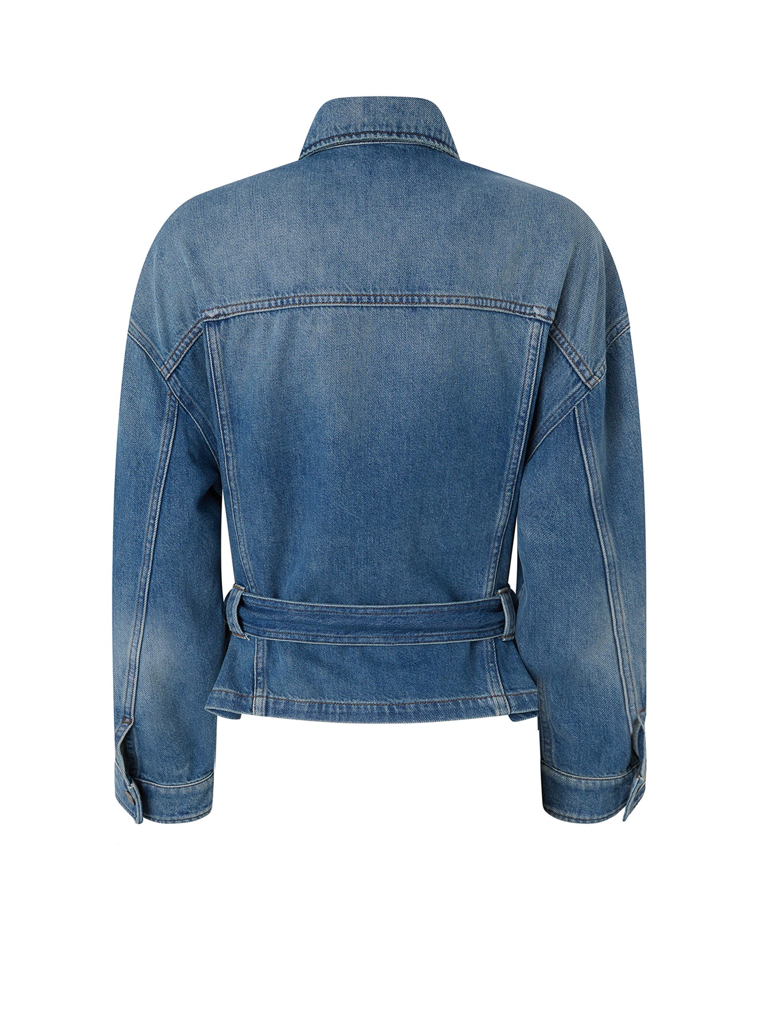 Giubbino in denim con cintura 106389 A341PJV PINKO 