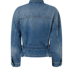 Giubbino in denim con cintura 106389 A341PJV PINKO 