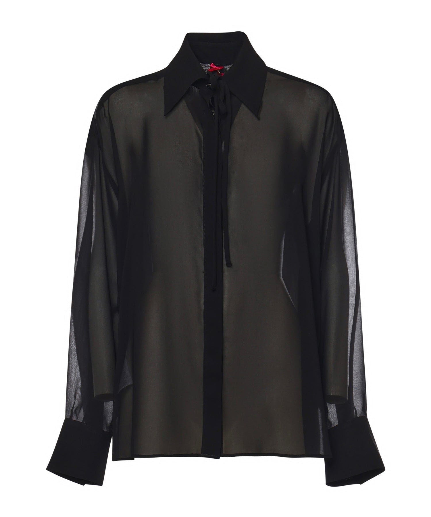 Camicia in chiffon 106393 A35SZ99 PINKO 