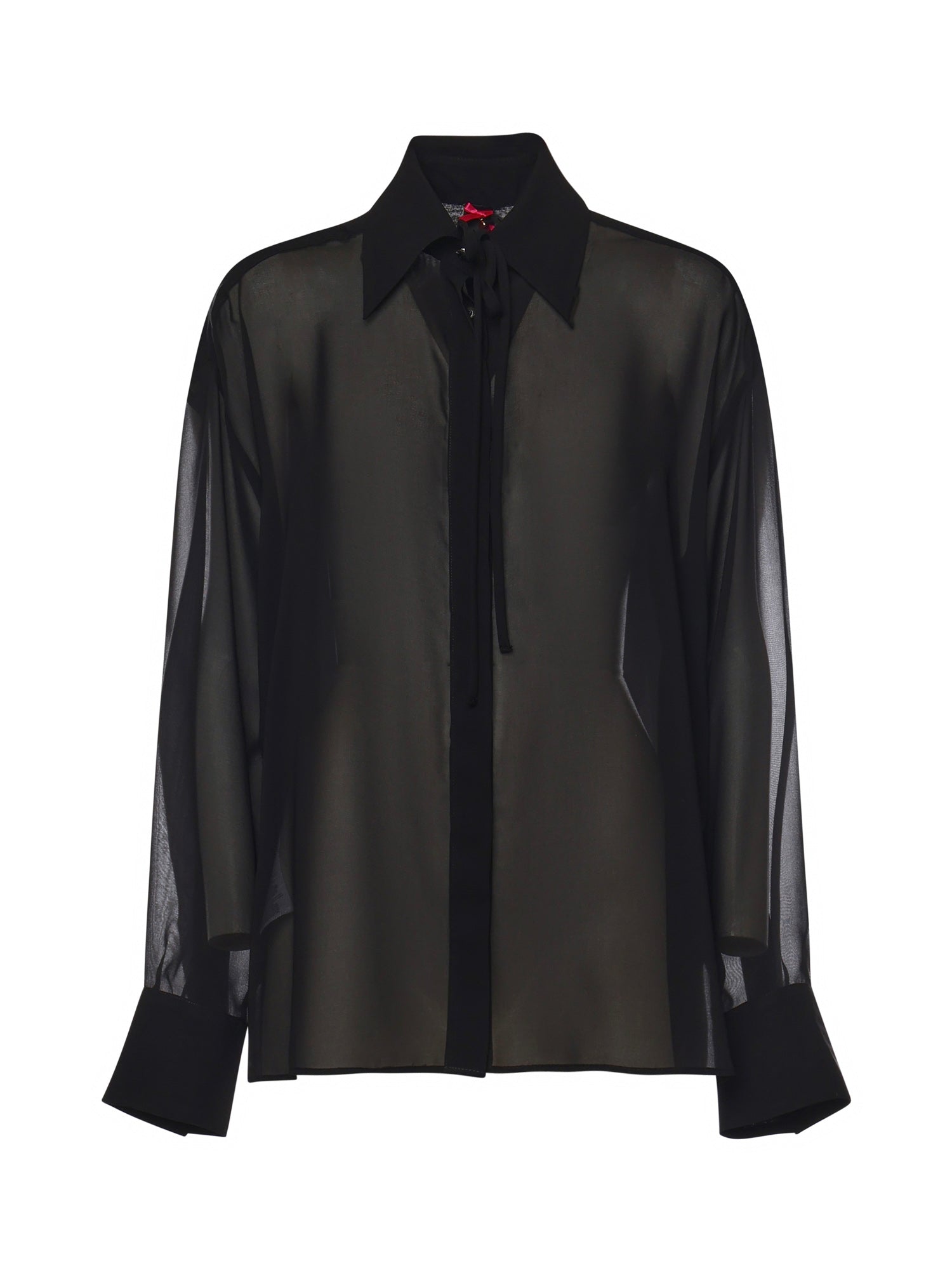 Camicia in chiffon 106393 A35SZ99 PINKO 