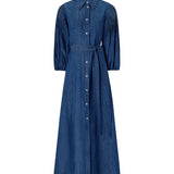 Abito chemisier lungo in denim 106401 A33JPJL PINKO 