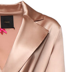 Trench in satin con frange 106431 A33DQ35 PINKO 