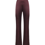 Pantaloni svasati in satin 106434 A361R57 PINKO 