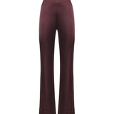 Pantaloni svasati in satin 106434 A361R57 PINKO 