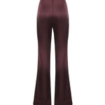 Pantaloni svasati in satin 106434 A361R57 PINKO 