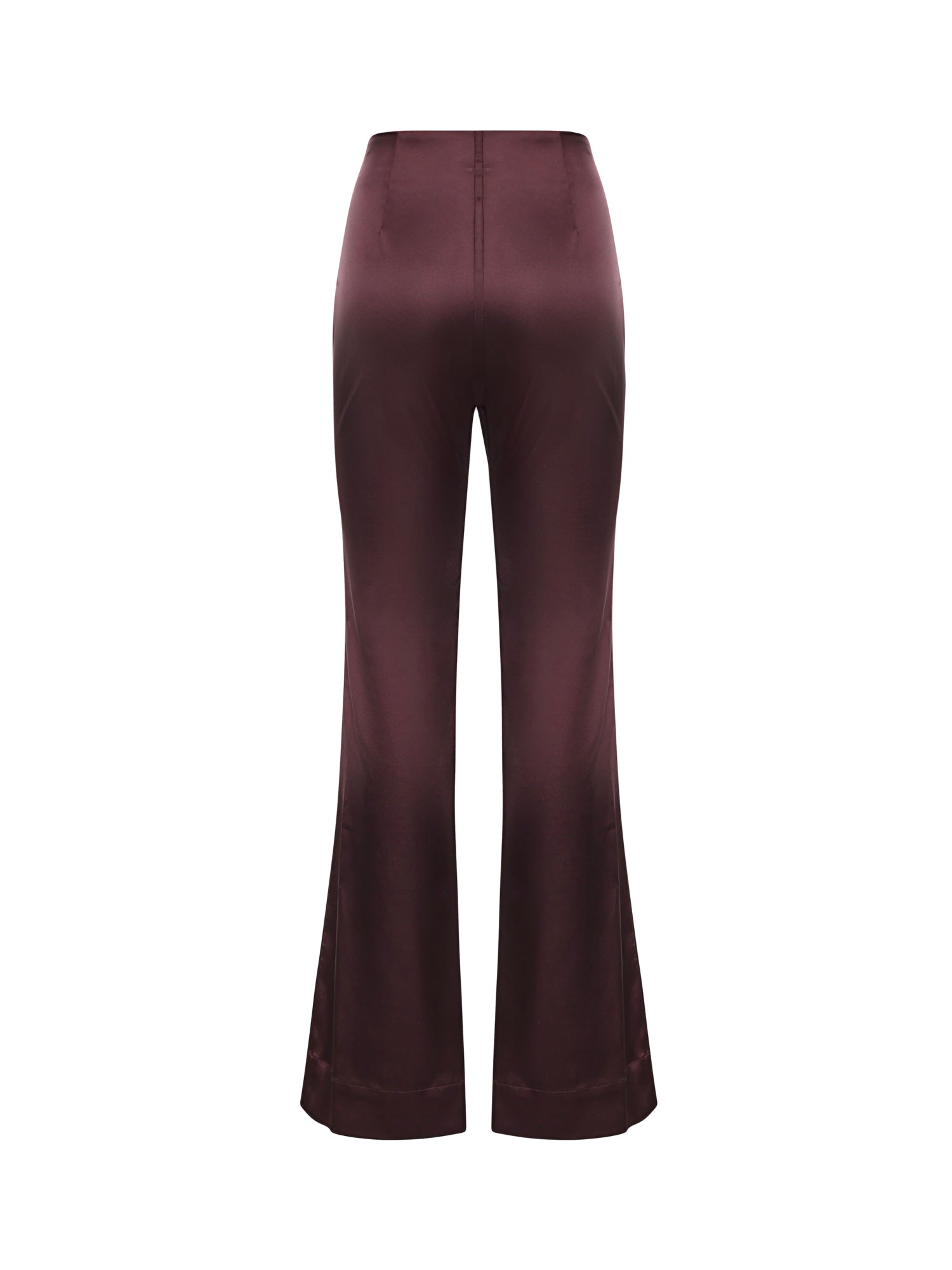Pantaloni svasati in satin 106434 A361R57 PINKO 