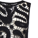 Top smanicato crochet geometrico 106438 A354Z99 PINKO 