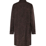 Abito chemisier con stampa animalier 106446 A35AM28 PINKO 