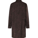 Abito chemisier con stampa animalier 106446 A35AM28 PINKO 
