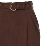 Gonna longuette con cintura 106449 A2W6L78 PINKO 