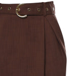 Gonna longuette con cintura 106449 A2W6L78 PINKO 