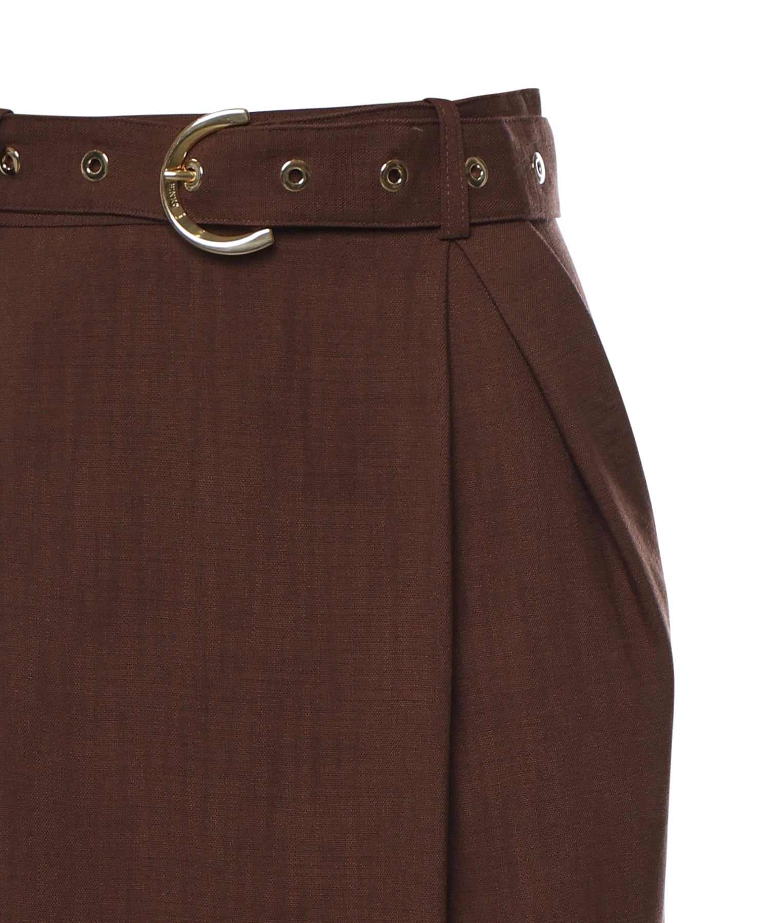 Gonna longuette con cintura 106449 A2W6L78 PINKO 