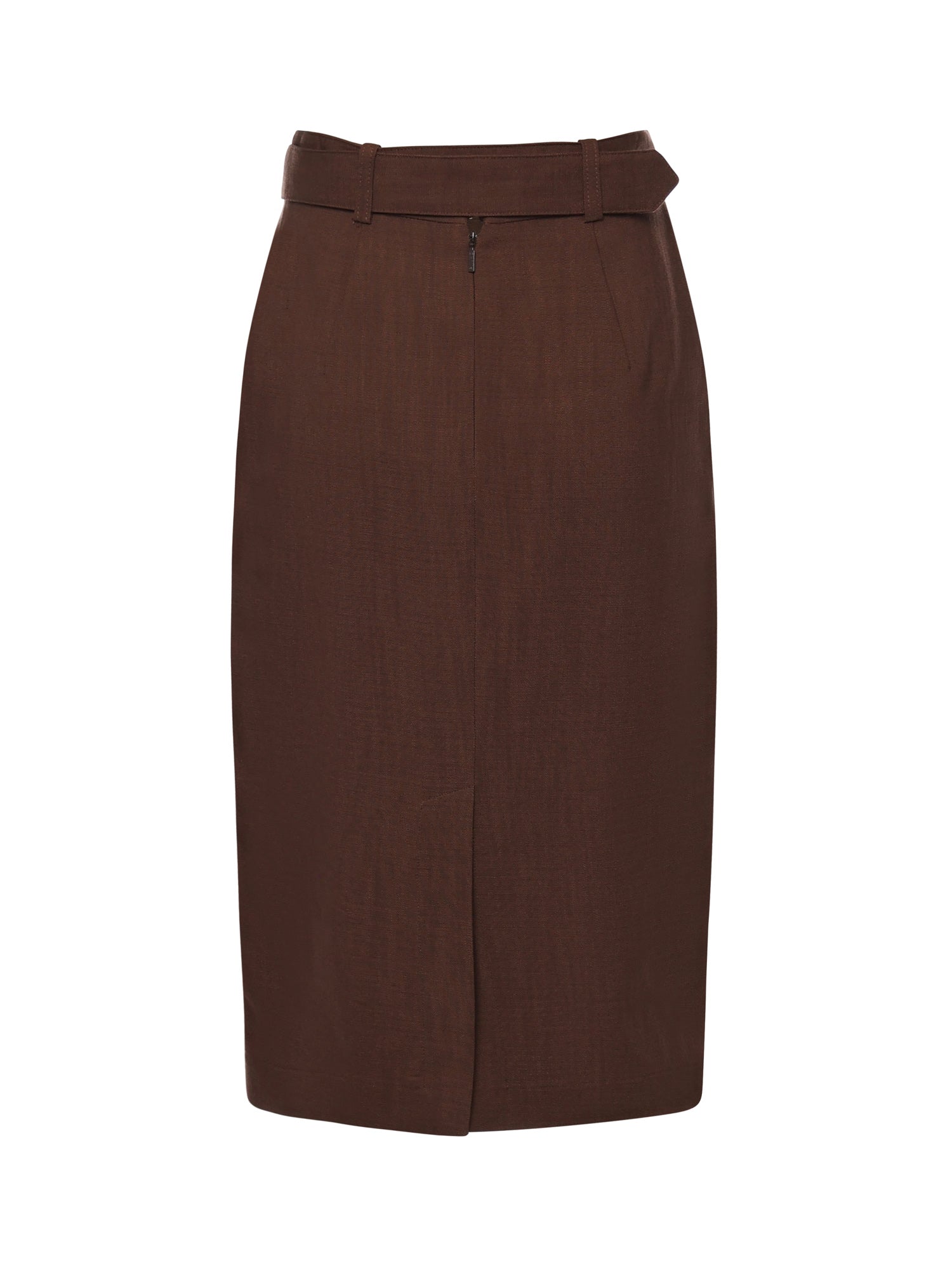 Gonna longuette con cintura 106449 A2W6L78 PINKO 