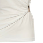 T-shirt Mary con drappeggio 106455 A35DZ05 PINKO 