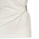 T-shirt Mary con drappeggio 106455 A35DZ05 PINKO 