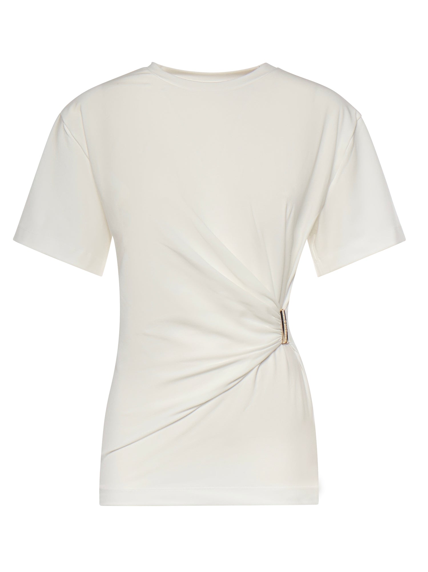 T-shirt Mary con drappeggio 106455 A35DZ05 PINKO 