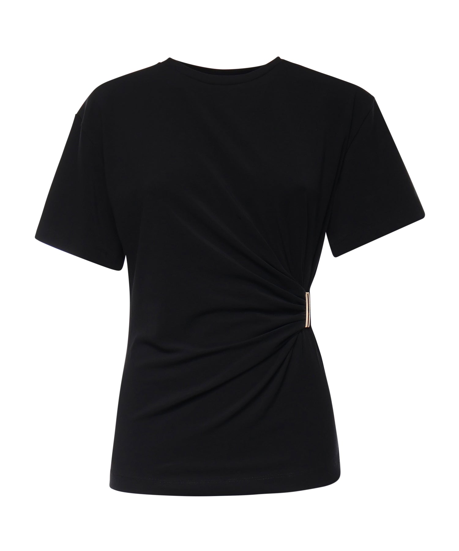T-shirt Mary con drappeggio 106455 A35DZ99 PINKO 