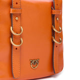 Borsa a tracolla Cubic Bag in pelle shiny 106465 A315A76Q PINKO 