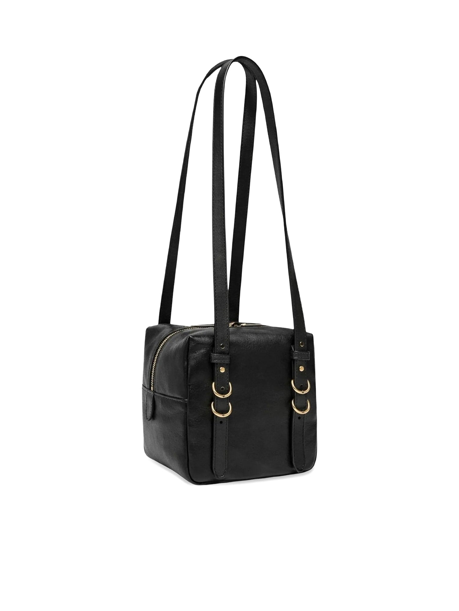 Borsa a tracolla Cubic Bag in pelle shiny 106465 A315Z99Q PINKO 