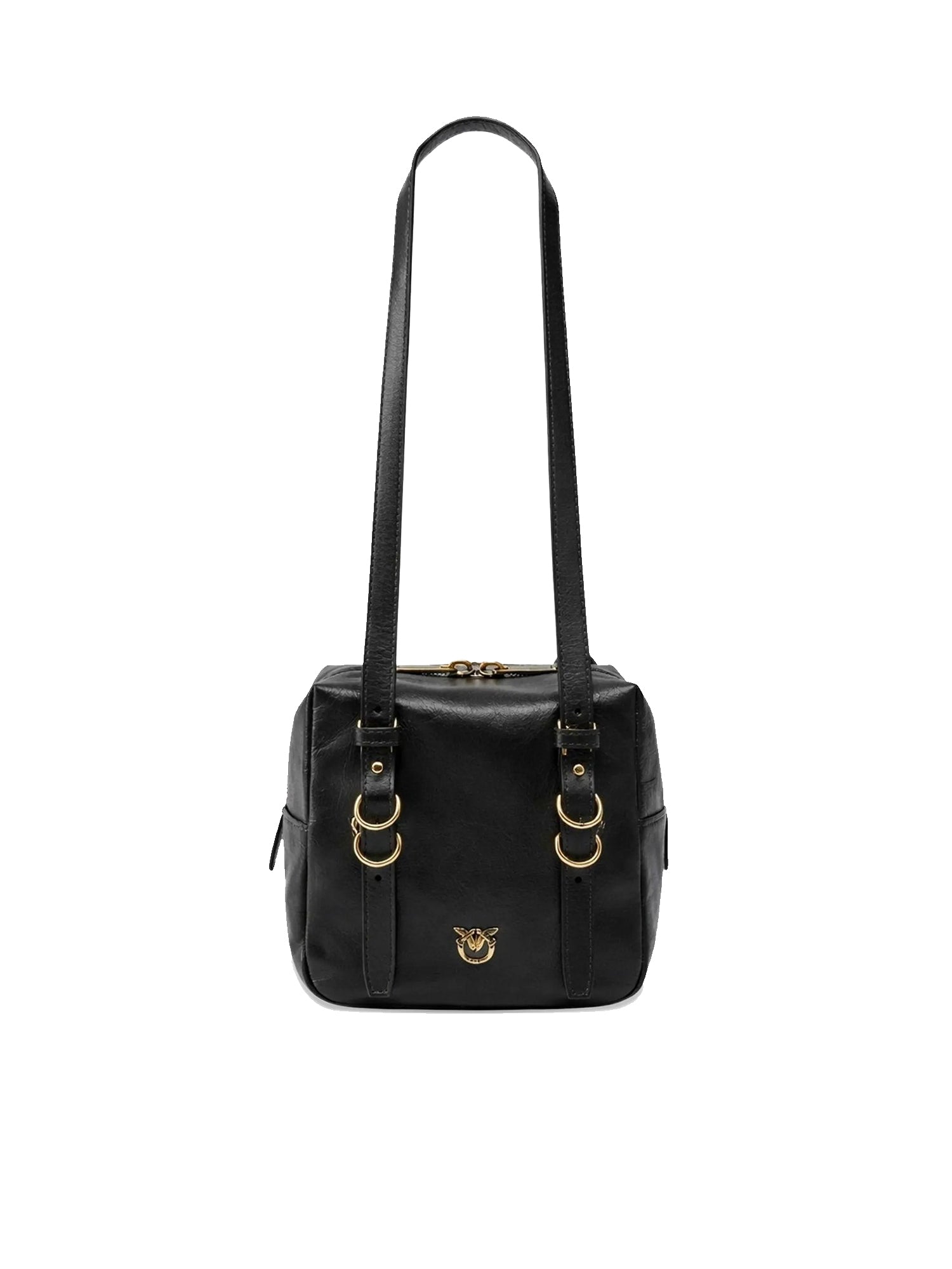 Borsa a tracolla Cubic Bag in pelle shiny 106465 A315Z99Q PINKO 